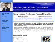 Tablet Screenshot of diazconsulting.com